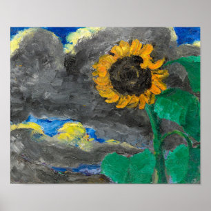 Sunflowers   Emil Nolde   Poster