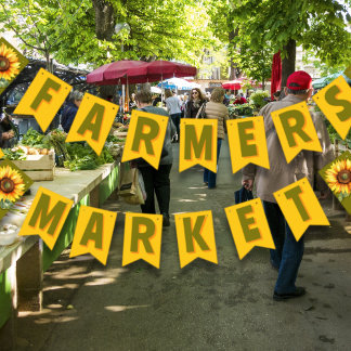 Sunflowers Farmers Market Bunting
