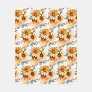 Sunflowers Fleece Blanket