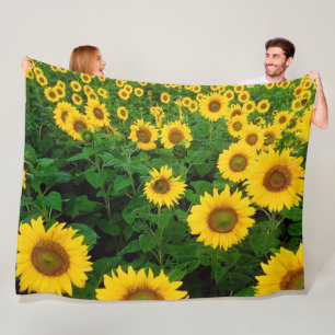 Sunflowers Fleece Blanket