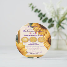 Sunflowers floral wedding