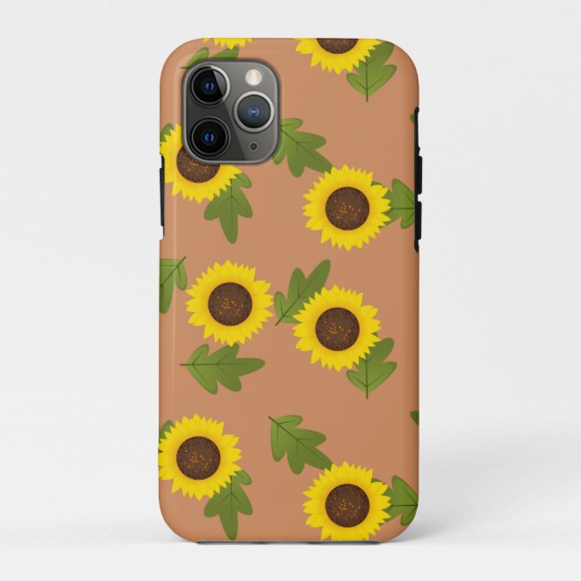 Sunflowers Flowers Petals Autumn Case-Mate iPhone Case (Back)