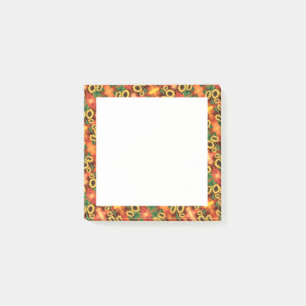 Sunflowers Framed Post it Notes
