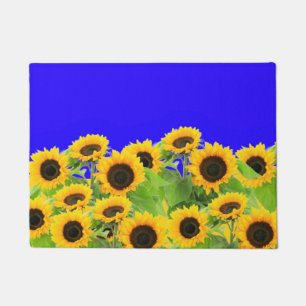 Sunflowers - Freedom Ukraine - Peace  Doormat