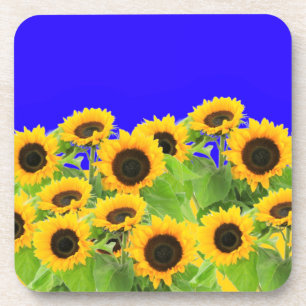 Sunflowers - Freedom Ukraine Peace Ukrainian Flag Coaster