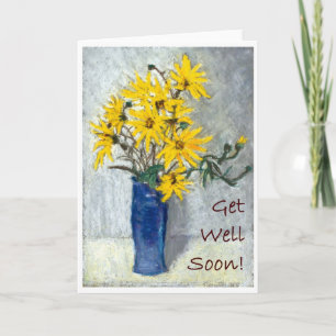 'Sunflowers' Get Well Card