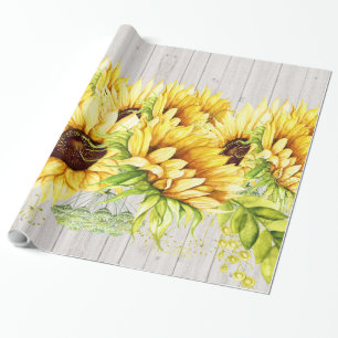 Sunflowers Gift Wrapping Paper