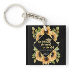 Sunflowers Glitter Graduate Cap