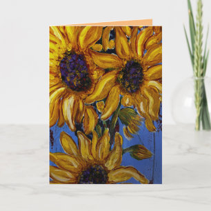 Sunflowers Greeting Card