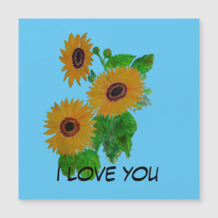 sunflowers greeting card
