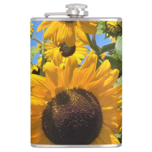 Sunflowers Hip Flask