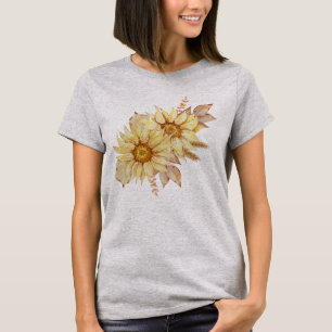 Sunflowers in Fall Colours T-Shirt