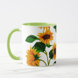 Sunflowers in homage to the Virgin of Charity Mug
