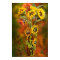 Sunflowers In Sunflower Vase Art Poster/Print