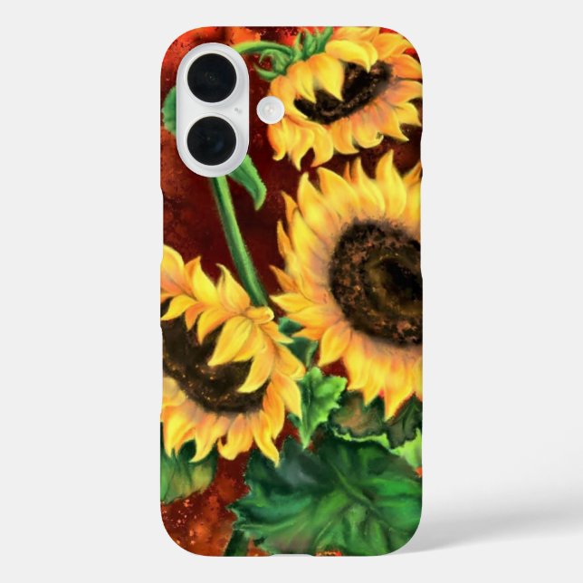 Sunflowers iPhone Case (Back)