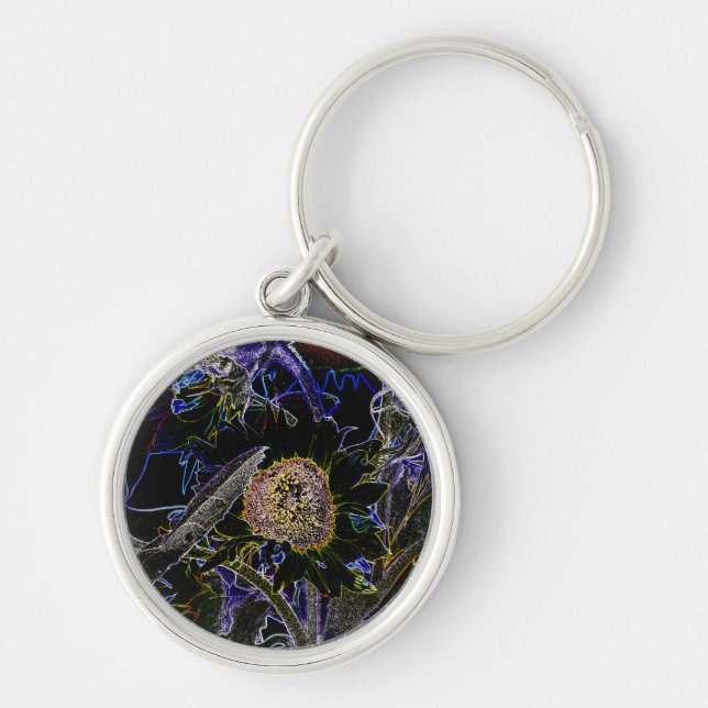 SUNFLOWERS KEY RING (Front)
