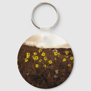 Sunflowers Key Ring