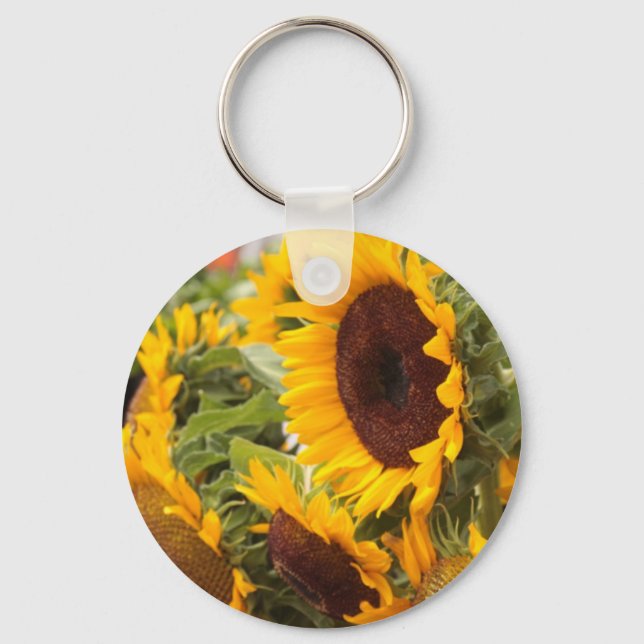 Sunflowers Key Ring (Front)