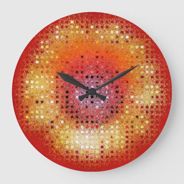 SUNFLOWERS LARGE CLOCK (Front)