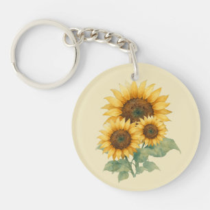 Sunflowers lover gift Acrylic Keychain