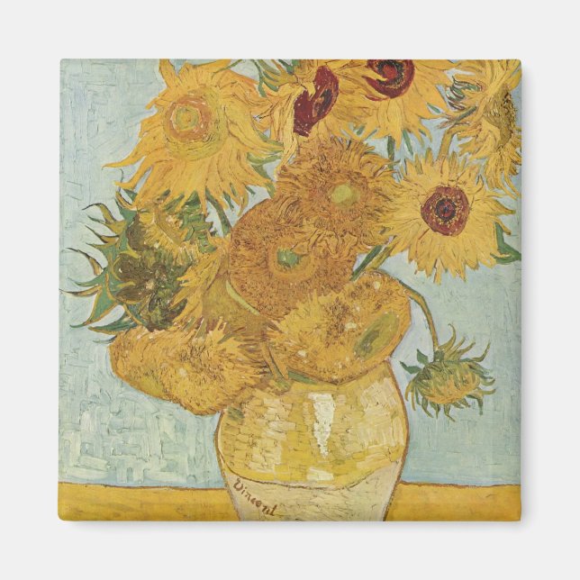 Sunflowers Magnet (Front)