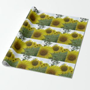 Sunflowers Matte Wrapping Paper