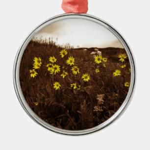 Sunflowers Metal Tree Decoration