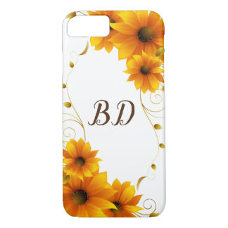 SunFlowers Monogram iPhone 8/7 Case
