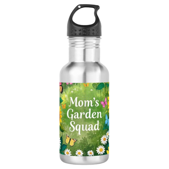 Sunflowers Mother's Day Garden Squad  710 Ml Water Bottle (Front)