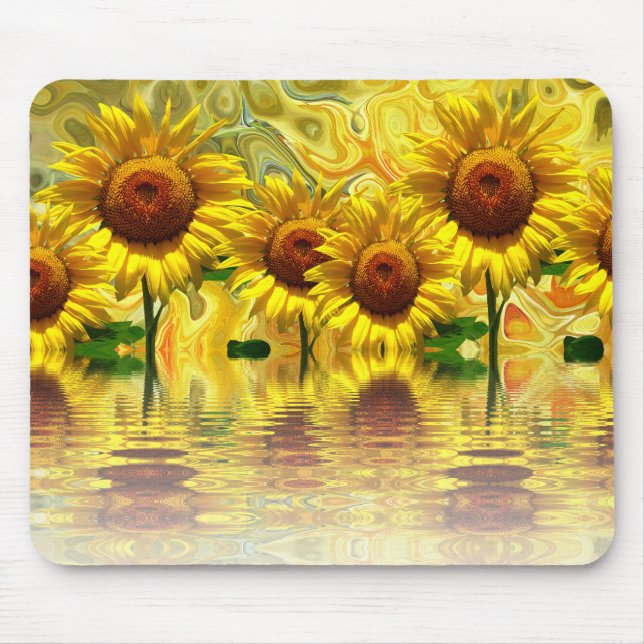Sunflowers Mouse Pad (Front)