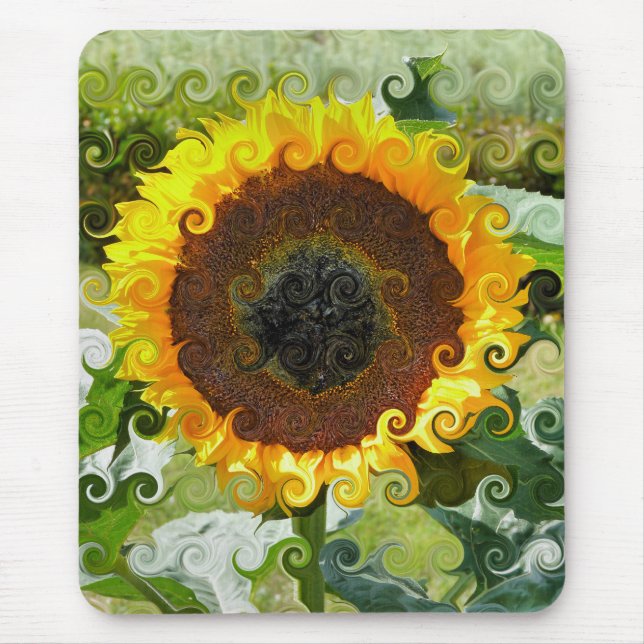 SUNFLOWERS MOUSE PAD (Front)