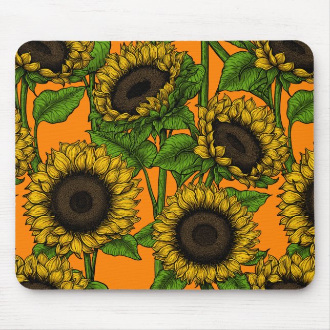 Sunflowers Mouse Pad (Front)
