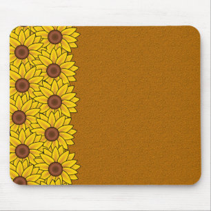 Sunflowers mousepad, customise mouse pad