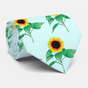 Sunflowers Neck Tie - Custom Colours