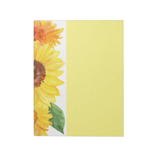 Sunflowers Note Pad (Rotated)