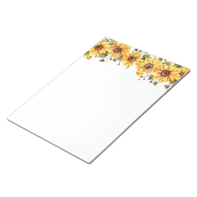 Sunflowers Notepad (Angled)