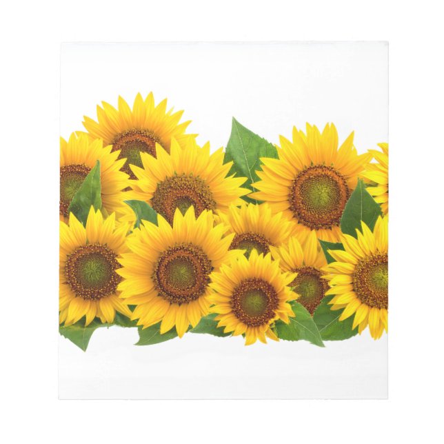 Sunflowers Notepad (Front)