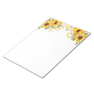 Sunflowers Notepad