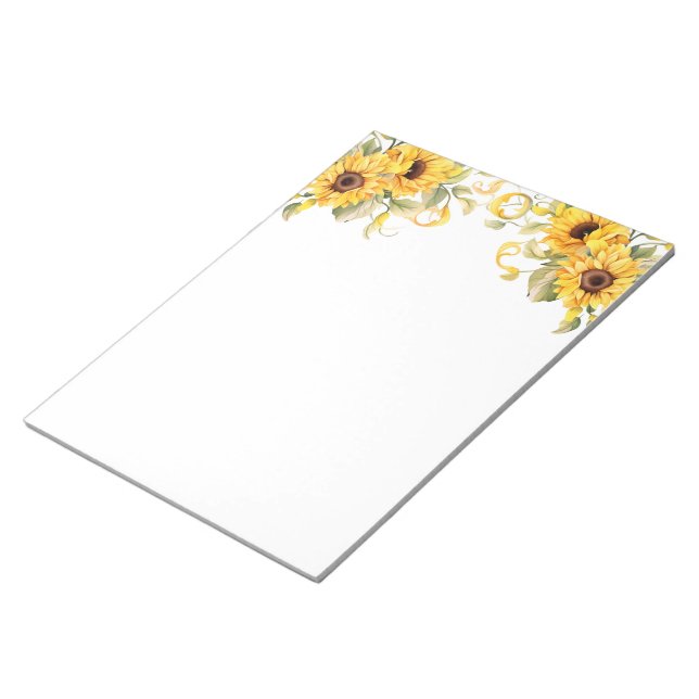 Sunflowers Notepad (Angled)