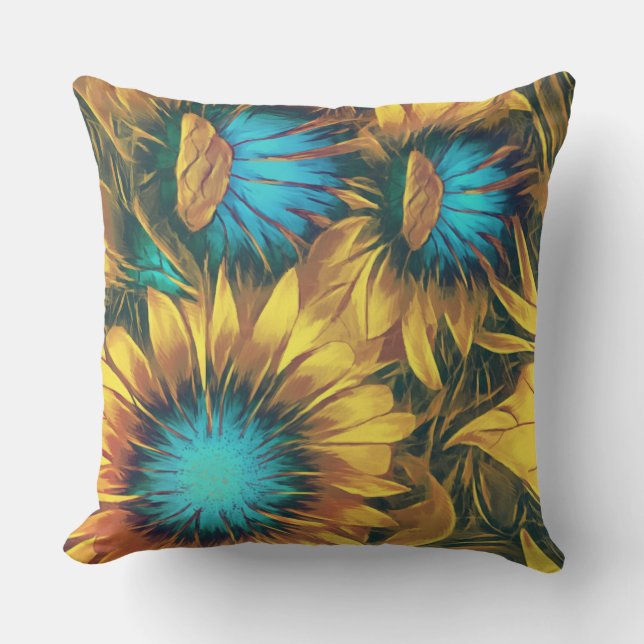 Sunflowers Outdoor Cushion (Front)