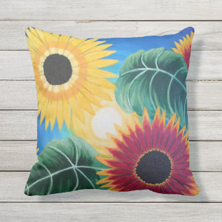 "Sunflowers" Outdoor Pillow