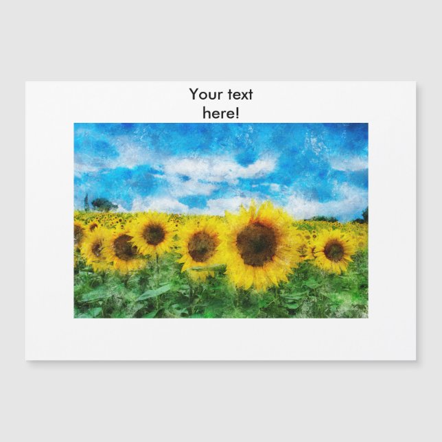 Sunflowers painting (Front)
