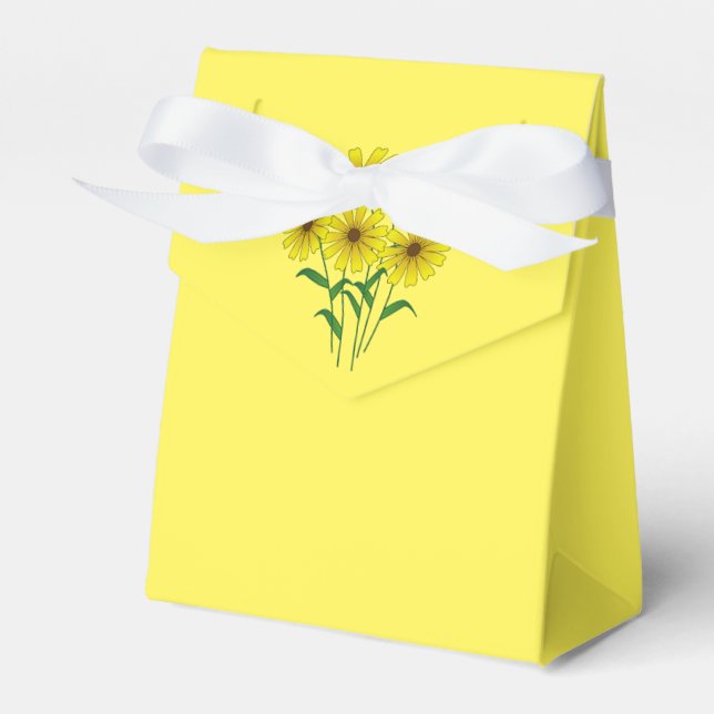 Sunflowers Party Favour Box (Front Side)