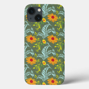 Sunflowers pattern iPhone 13 case