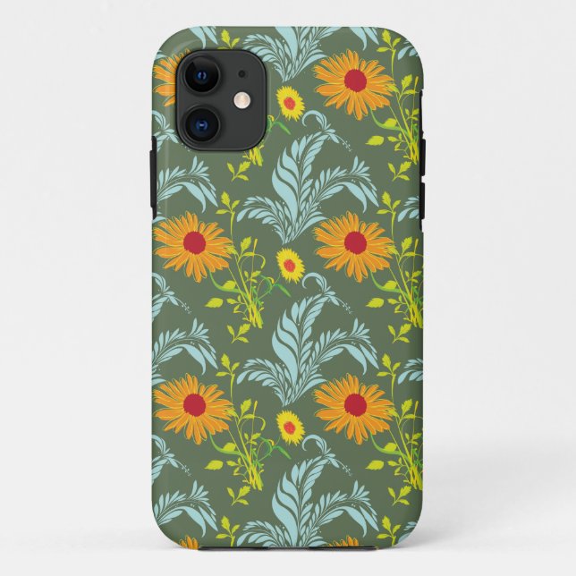 Sunflowers pattern Case-Mate iPhone case (Back)