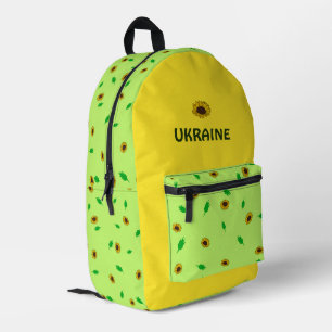 Sunflowers pattern Printed Backpack