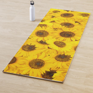 Sunflowers Pattern Yoga Mat