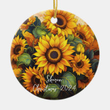 Sunflowers Personalised Ornament