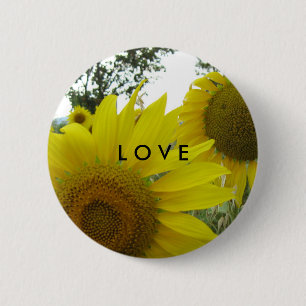 Sunflowers Photo Love Badge
