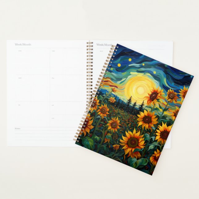 Sunflowers Planner (Display)